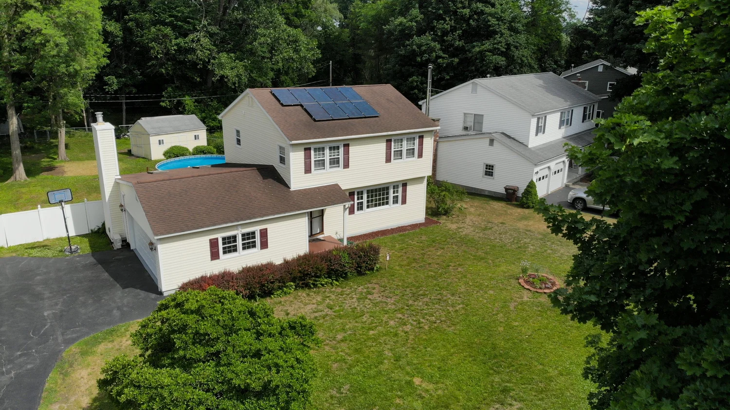 Aerial property view